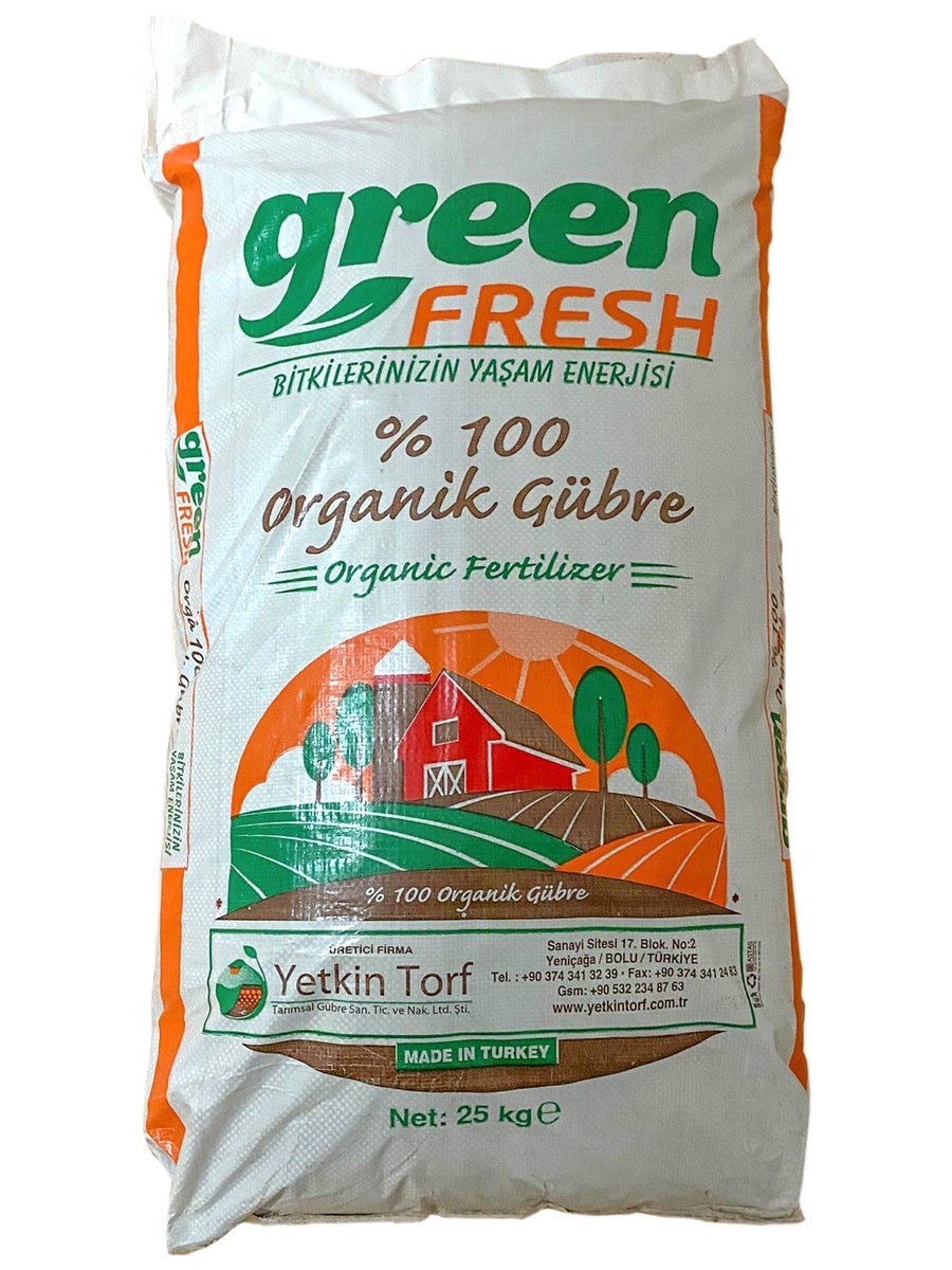 Yeniçağa Torf 25 litre orijinal ürün ambalajı