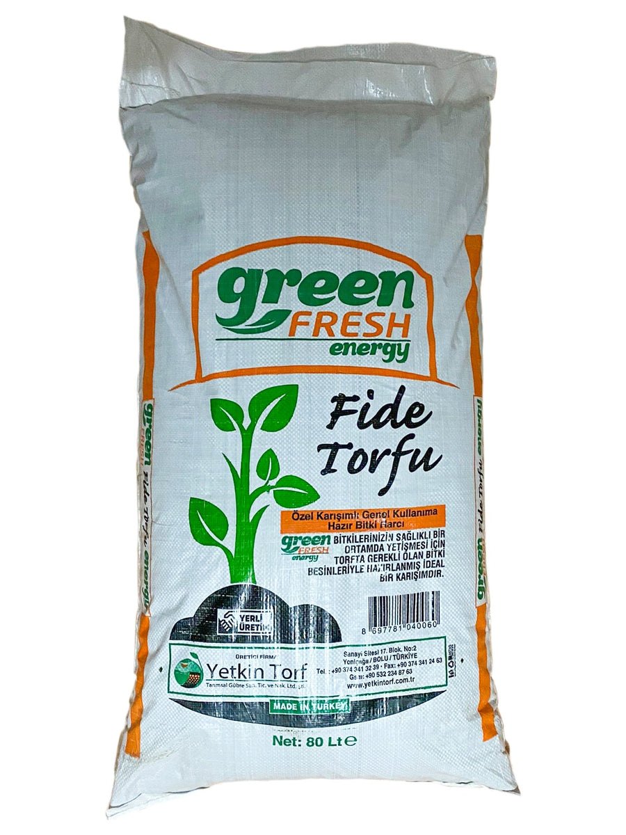 Yeniçağa Torf 80 litre orijinal ürün ambalajı